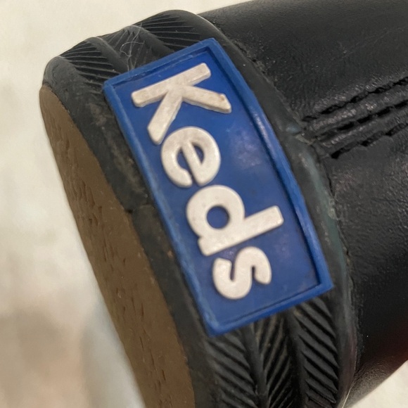 Keds Women’s size 8 1/2  Black Leather lace-up loafers / Sneakers - Picture 15 of 15